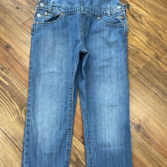 Levi's Classic Blue Women's Crisscross Overalls Size Small Heritage - Picture 4 of 10